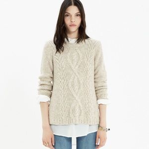 Madewell Firelight Marled Pullover Sweater
